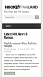 Mobile Screenshot of hockeyfanland.com